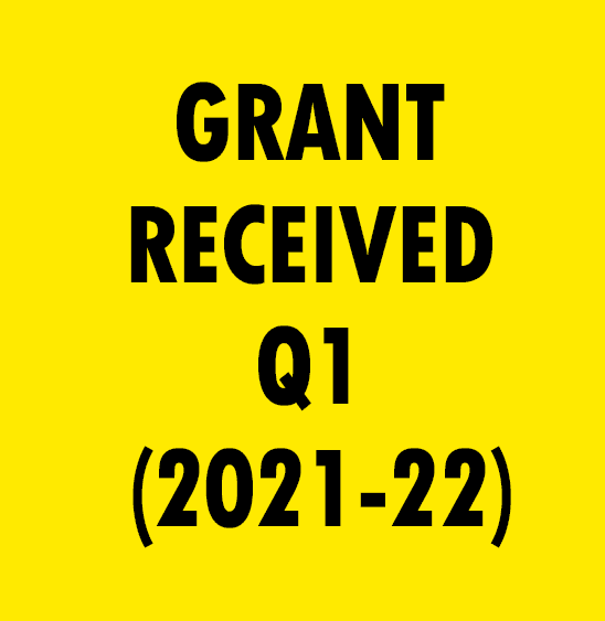 GRANT RECEIVED DURING THE PERIOD 01.04.2021 TO 30.06.2021