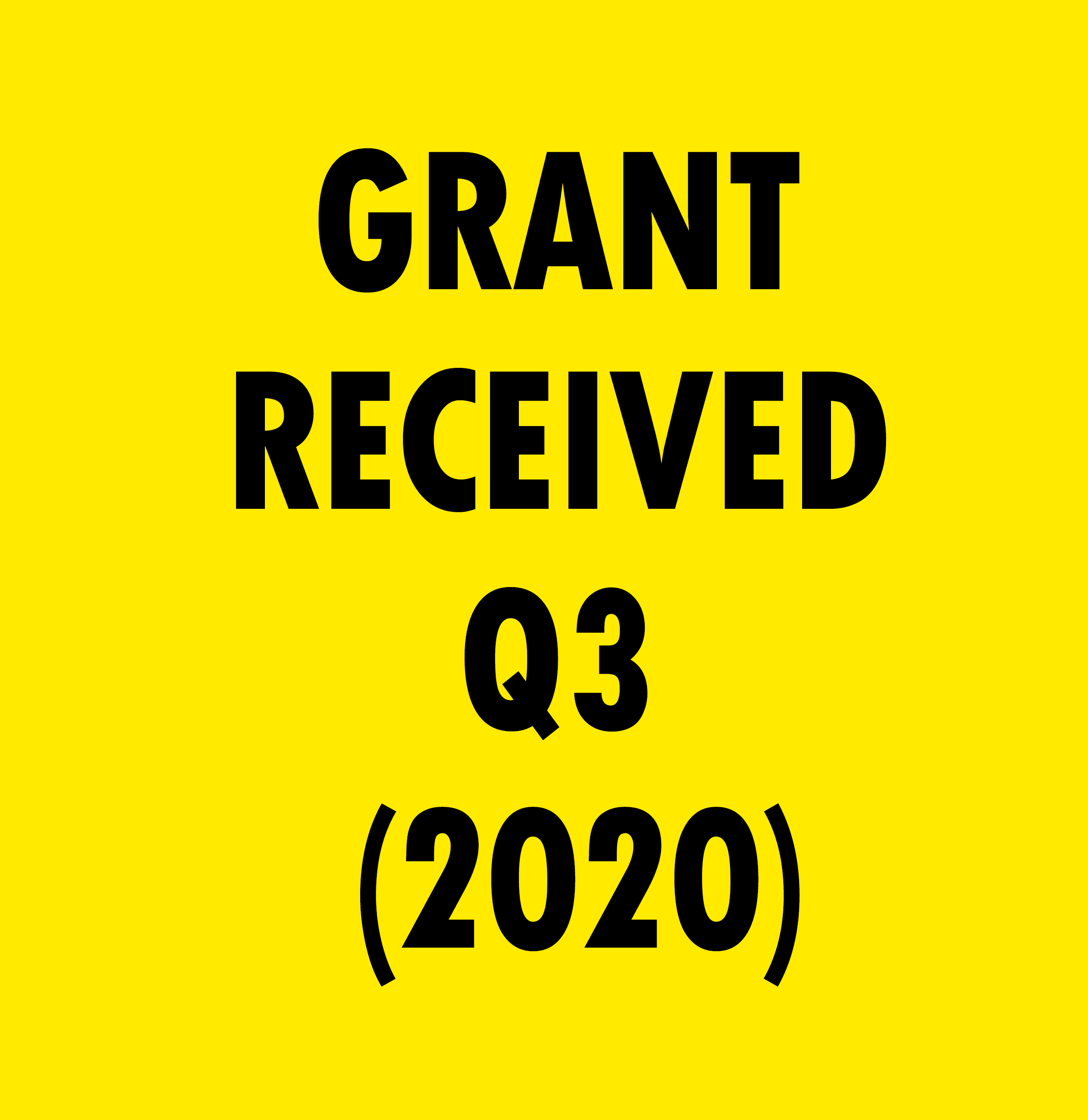 GRANT RECEIVED DURING THE PERIOD 01.10.2020 TO 31.12.2020