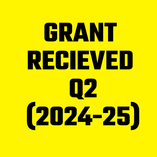 GRANT RECEIVED DURING THE PERIOD 01.07.2023 TO 30.09.2023