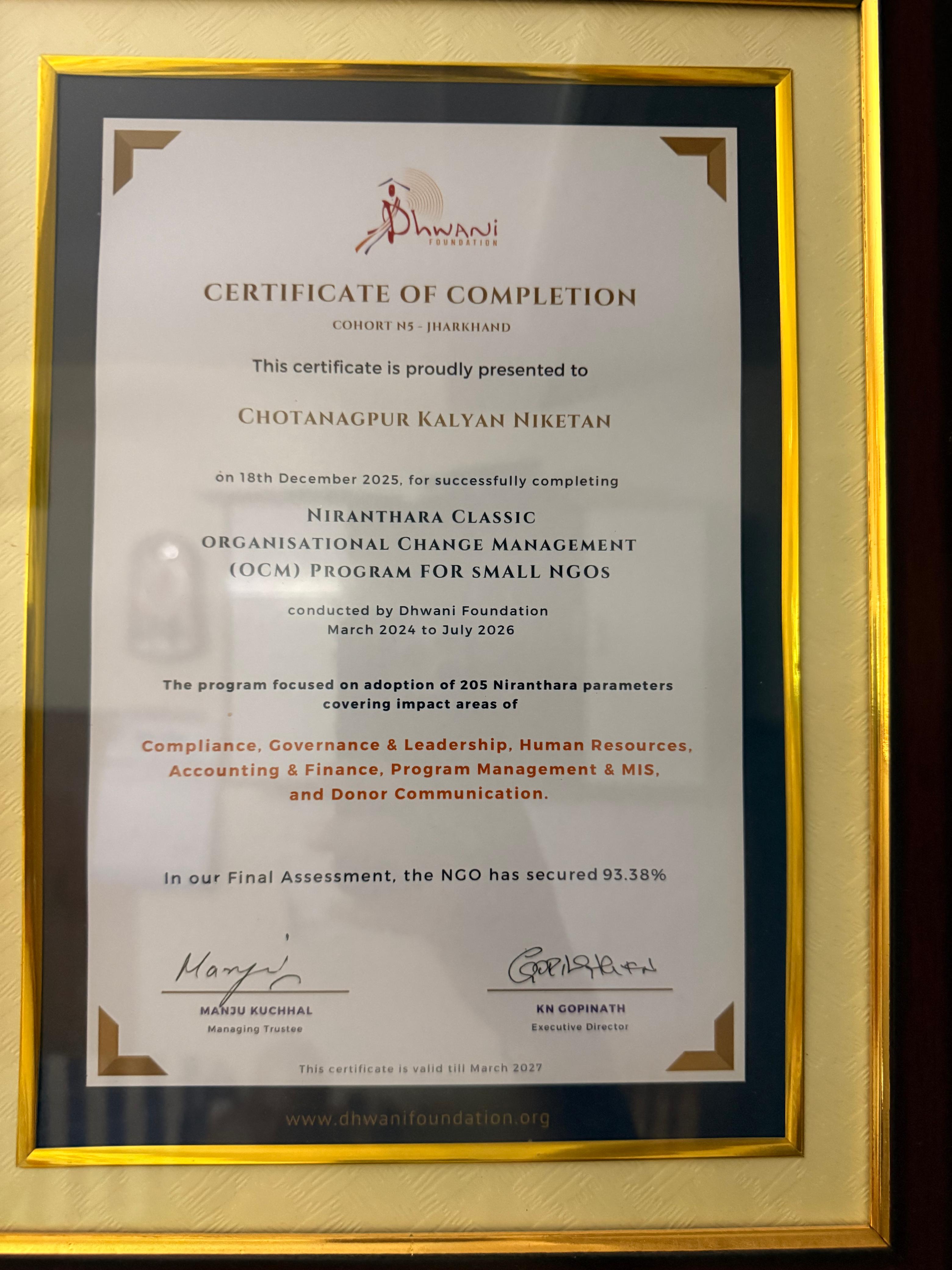 Certifications & Recognitions
